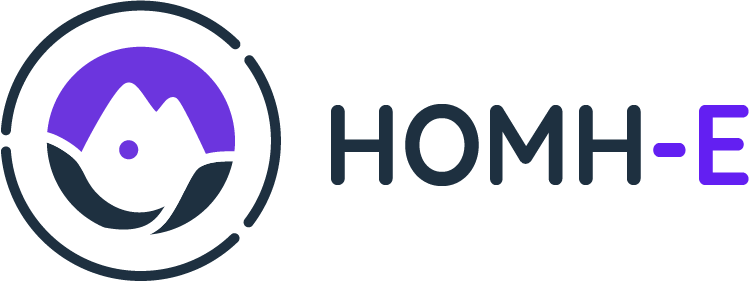 logo texte homh-e