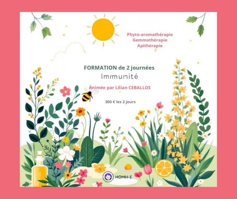 MASTERCLASS Immunité, solutions naturelles Phyto-aromathérapie, gemmothérapie, apithérapie